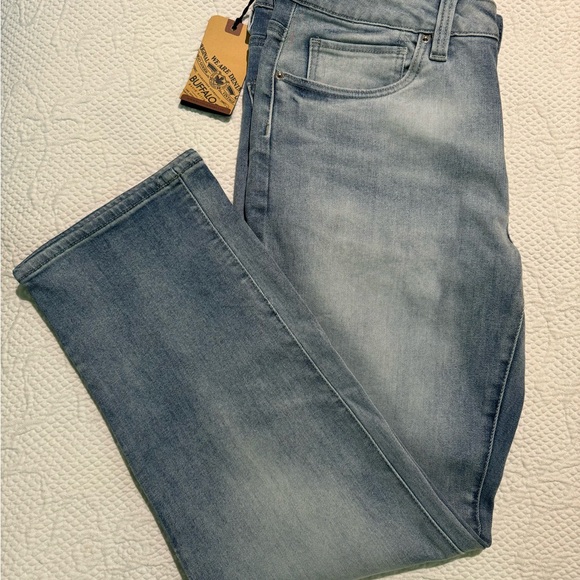 Buffalo David Button•Relaxed Straight•Driven•Stretch•Mens Indigo Jeans•34 x 30 - Picture 3 of 12